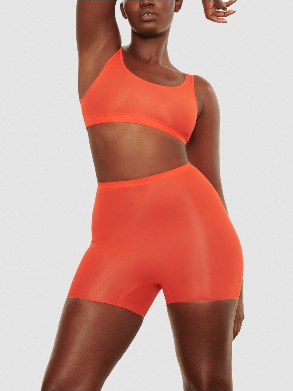 SKIMS Size XXS Jelly Sheer Short in Poppy - Picture 8 of 16